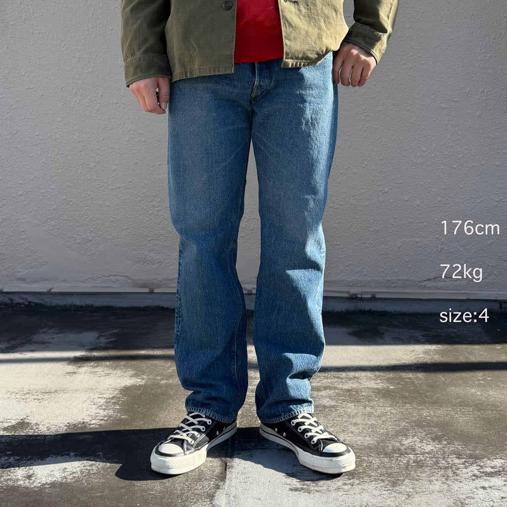 orSlow : 105 STANDARD SELVEDGE DENIM (2YEAR WASH) (01-1050-84)