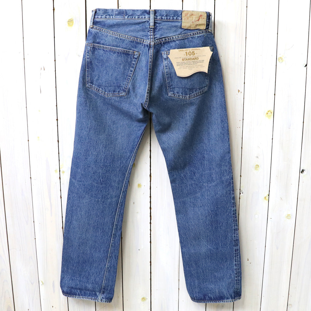 orSlow : 105 STANDARD SELVEDGE DENIM (2YEAR WASH) (01-1050-84