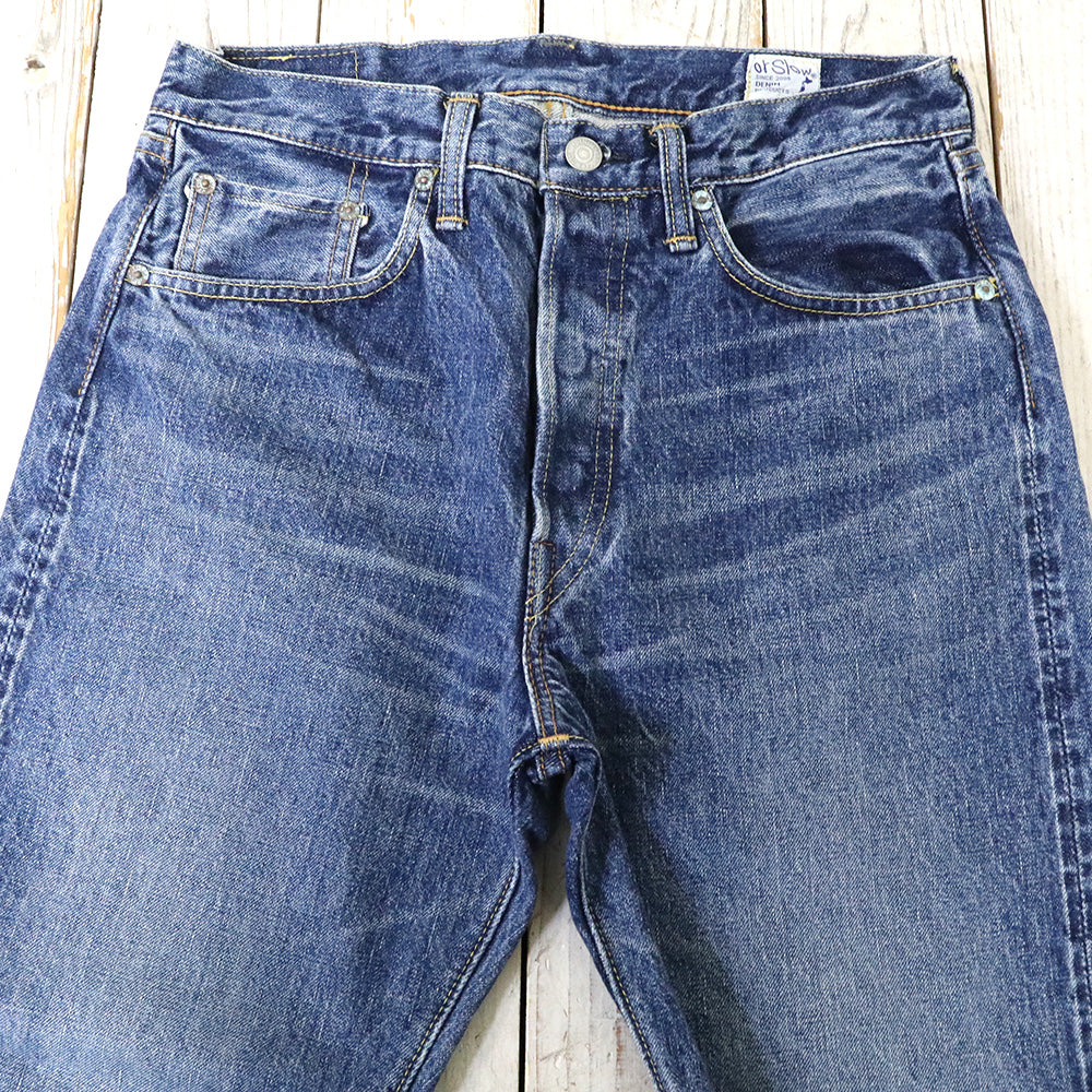 orSlow : 105 STANDARD SELVEDGE DENIM (2YEAR WASH) (01-1050-84)