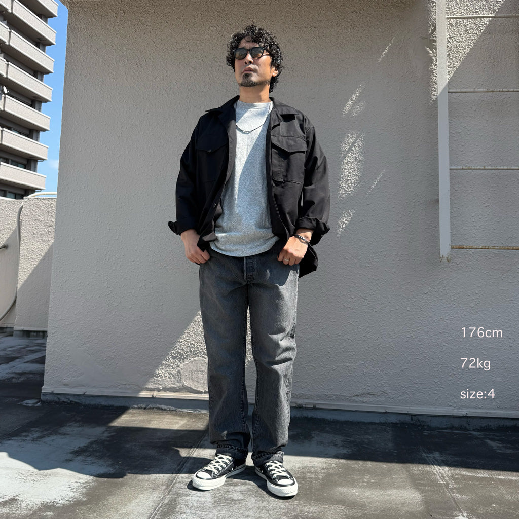 orSlow : 105 90’s BLACK DENIM (STONE WASH)
