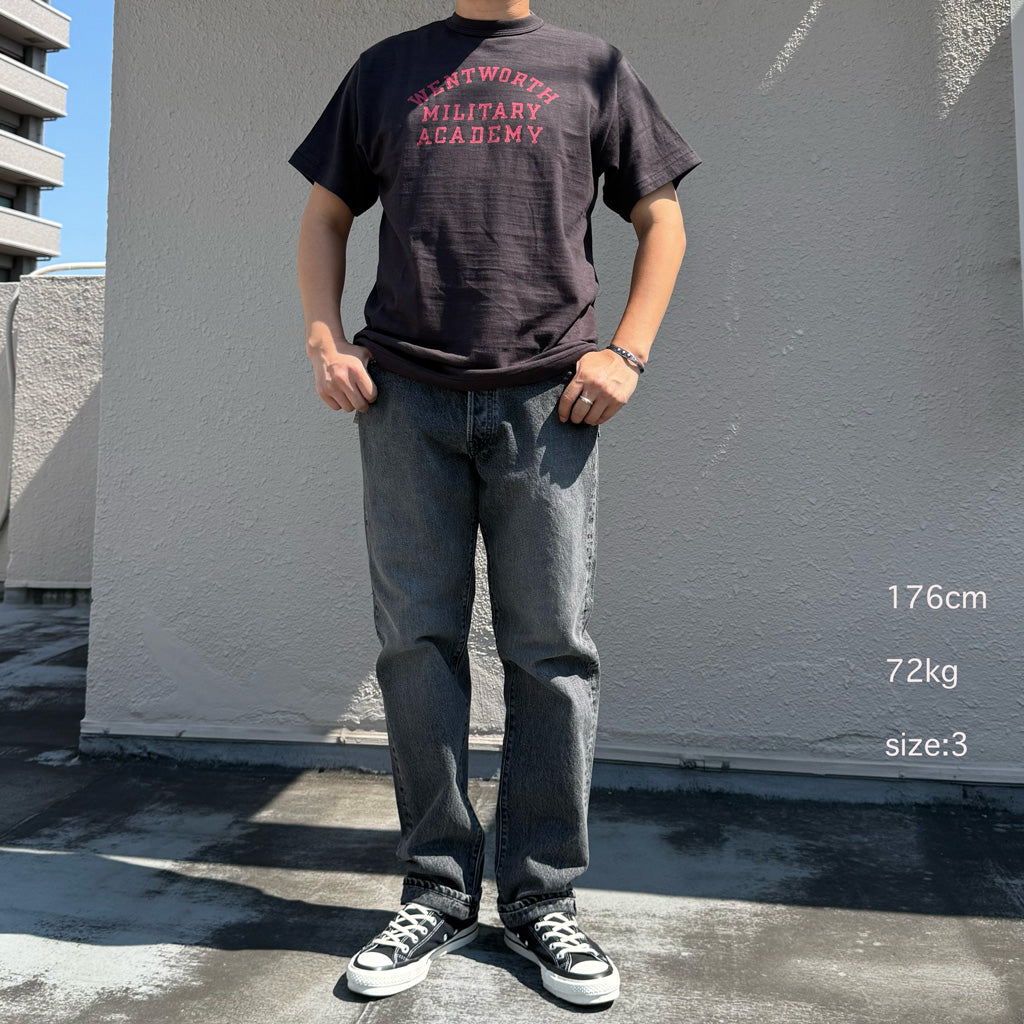 orSlow : 105 90’s BLACK DENIM (STONE WASH)