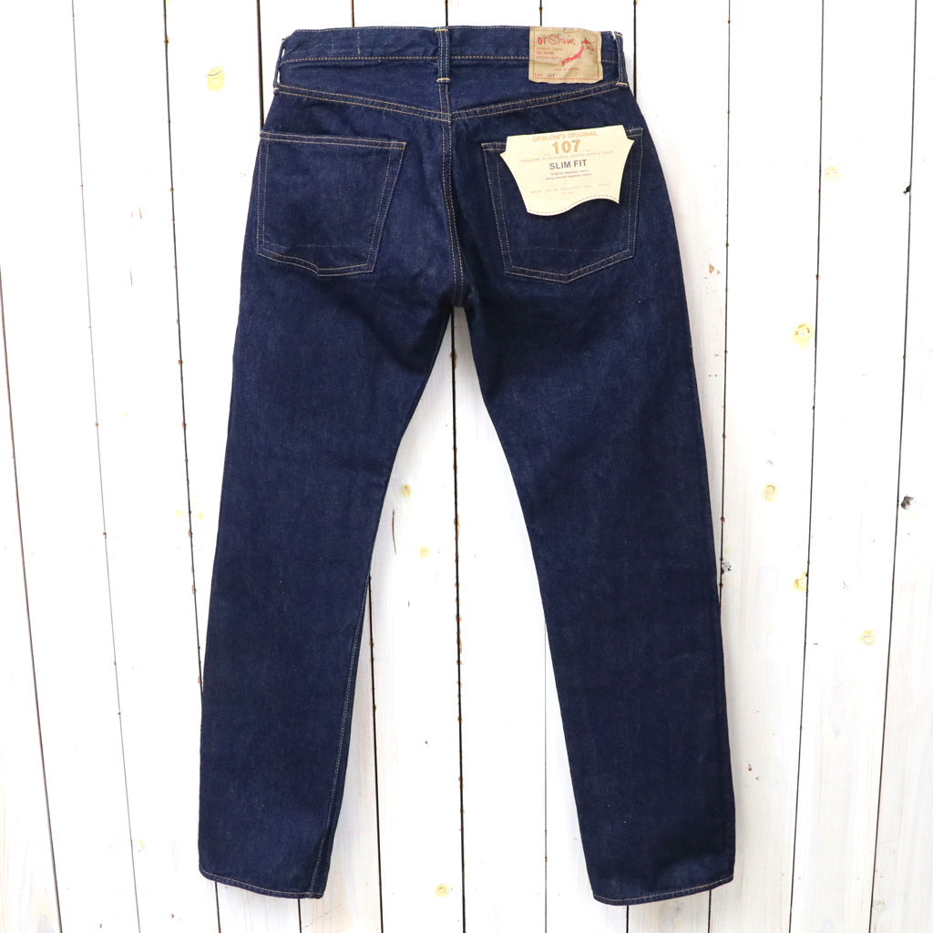 orSlow : 107 IVY FIT SELVEDGE DENIM (ONE WASH) (01-0107-81)