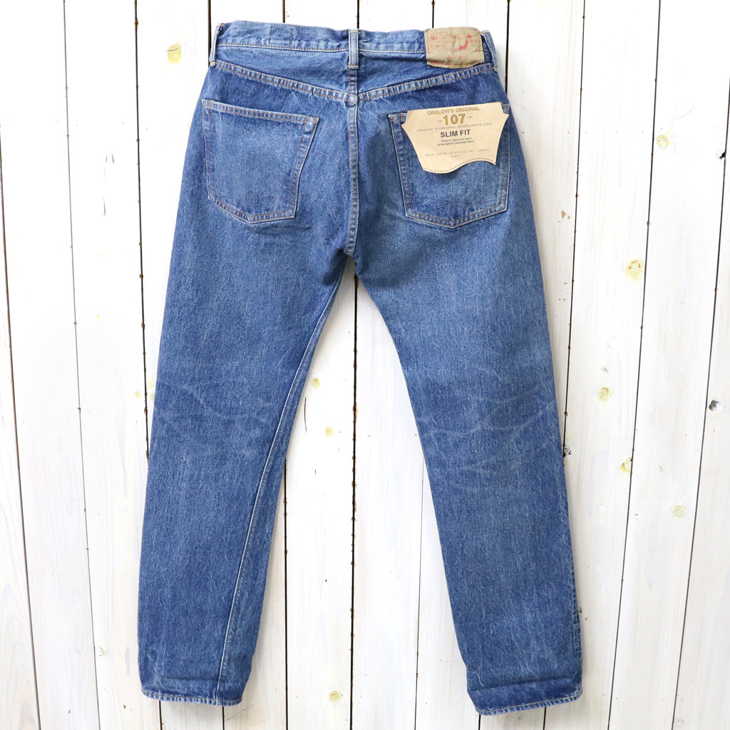 orSlow : 107 IVY FIT SELVEDGE DENIM (2YEAR WASH) (01-0107-84)