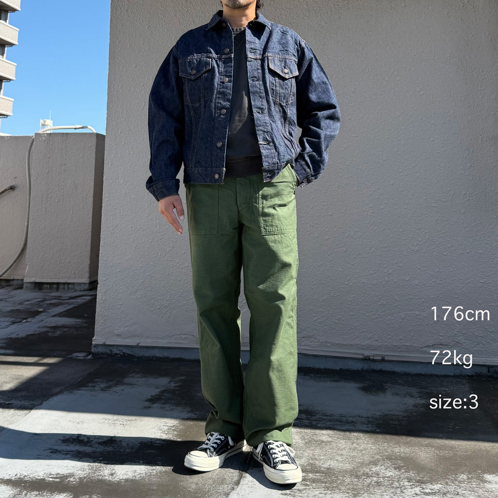 orSlow : US ARMY FATIGUE PANTS (GREEN)