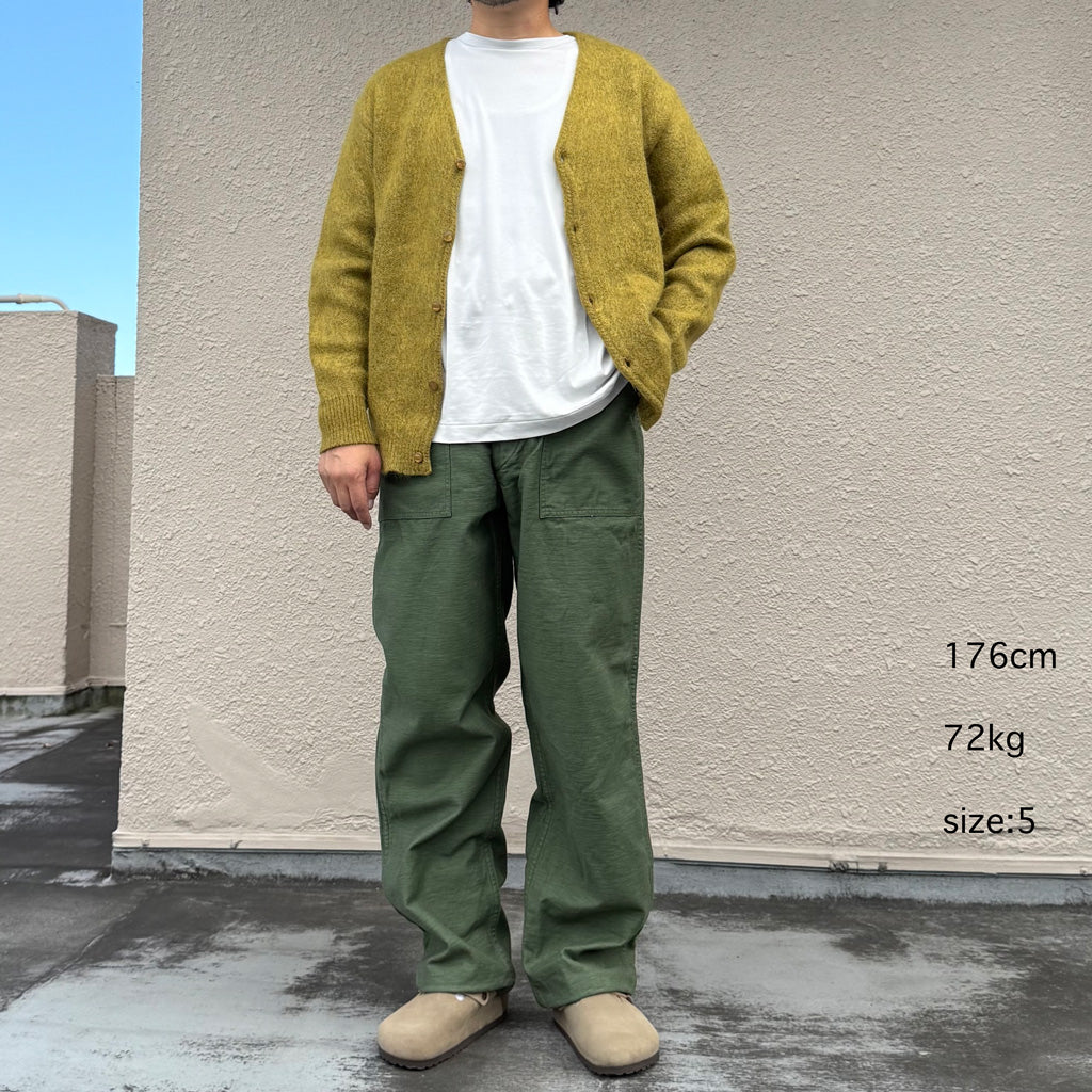 orSlow : US ARMY FATIGUE PANTS (GREEN)
