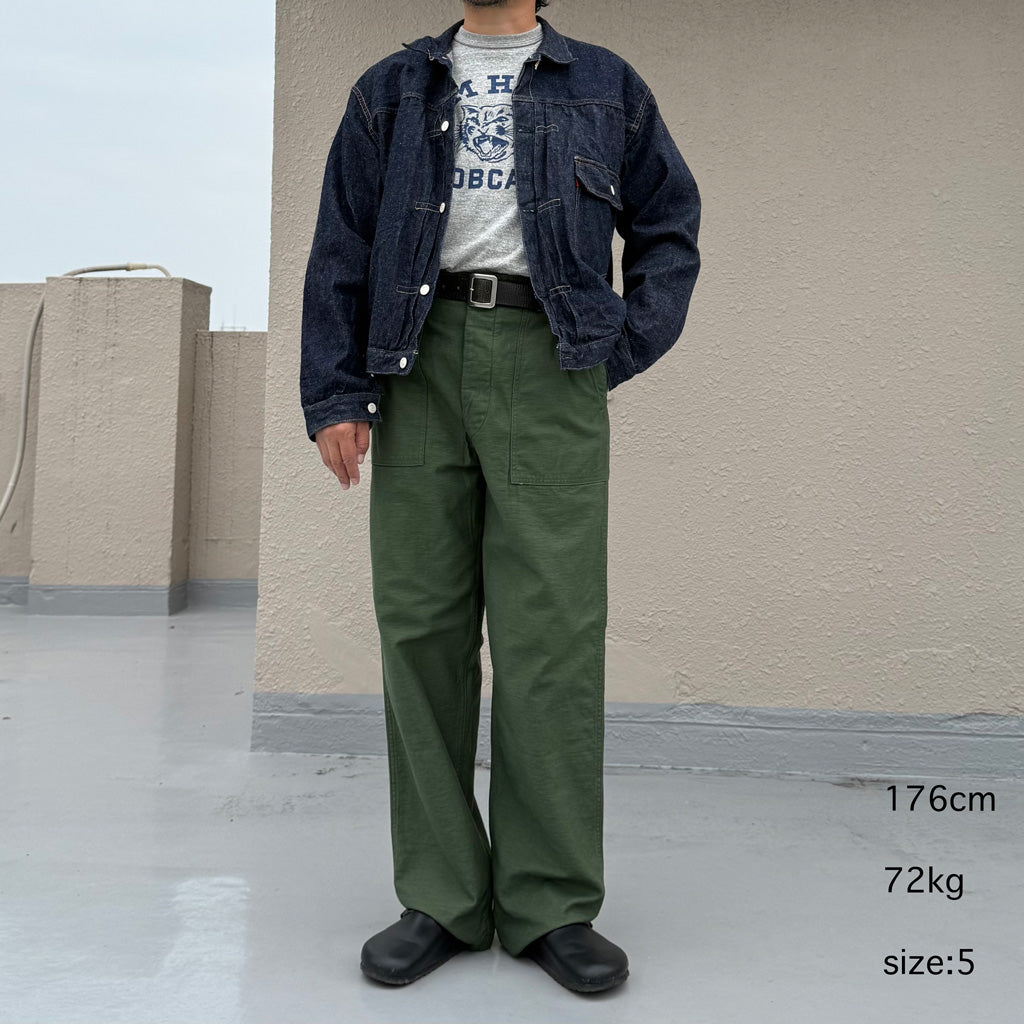 orSlow : US ARMY FATIGUE PANTS (GREEN) (01-5002-16)