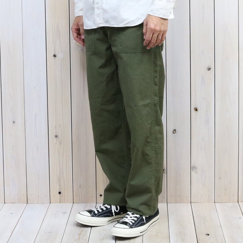 orSlow : US ARMY FATIGUE PANTS RIP STOP (ARMY GREEN) (01-5002-76)