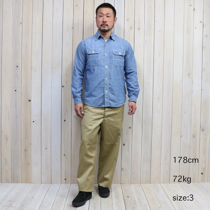 orSlow『VINTAGE FIT ARMY TROUSER』(KHAKI)