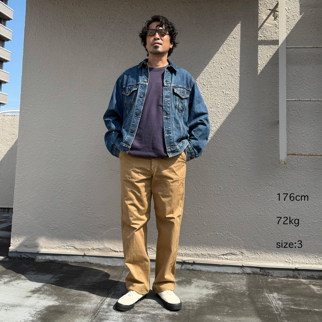 orSlow : FRENCH WORK PANTS (KHAKI) (03-5000-40)