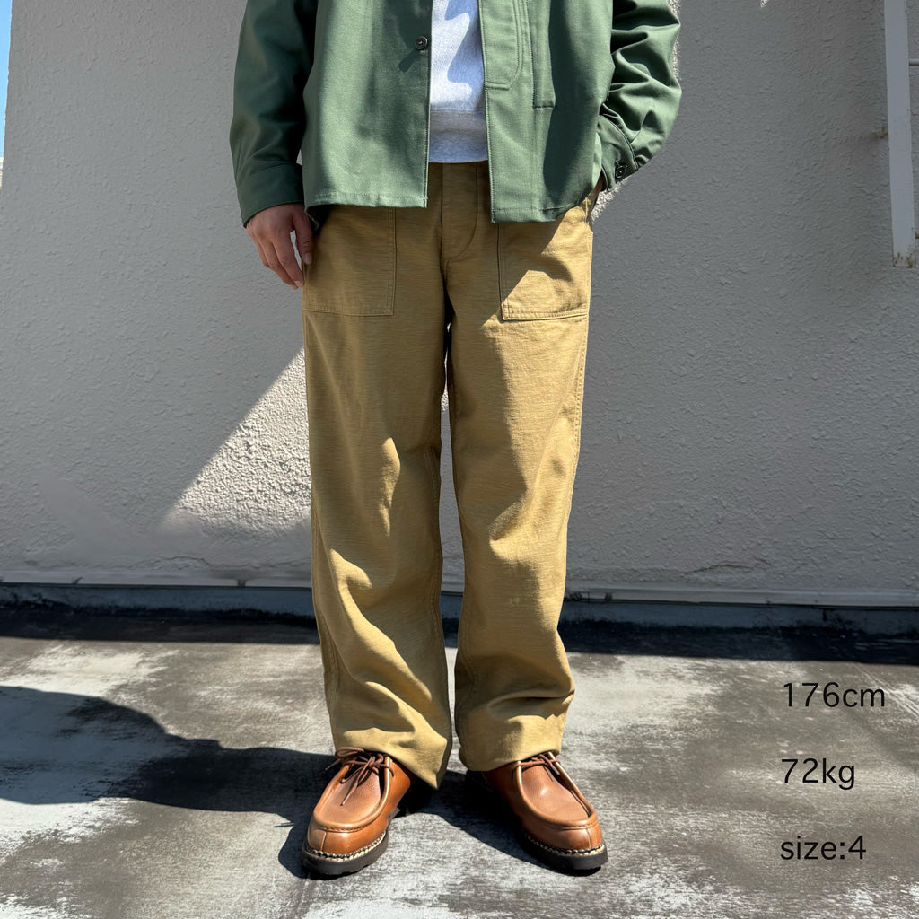 orSlow : US ARMY FATIGUE PANTS (KHAKI)