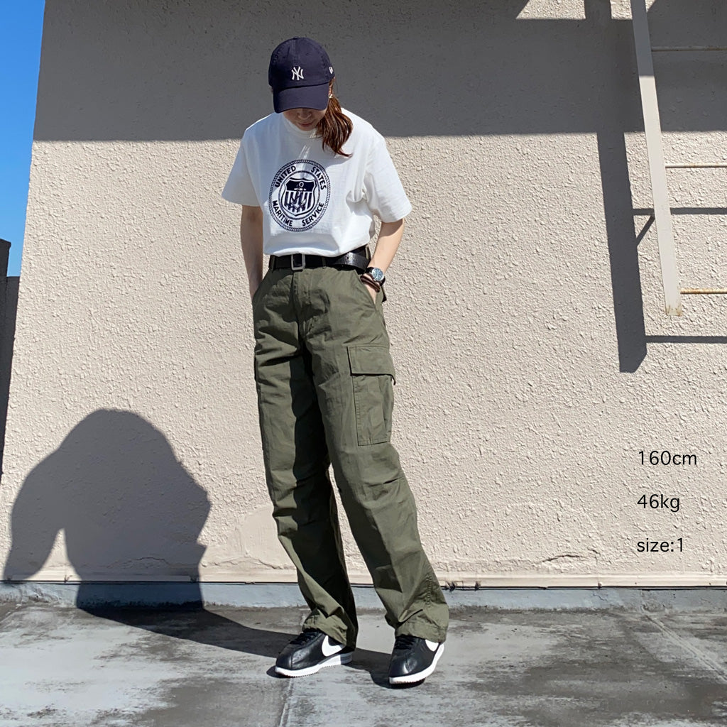 orSlow : VINTAGE FIT 6POCKETS CARGO PANTS (ARMY GREEN) (03-V5260RIP-76)