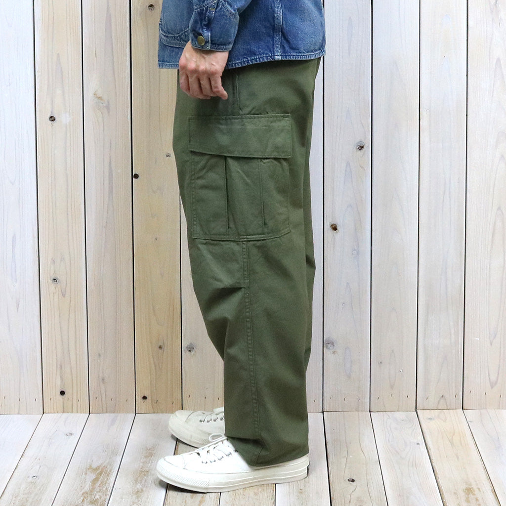 orSlow : VINTAGE FIT 6POCKETS CARGO PANTS (ARMY GREEN) (03-V5260RIP-76)