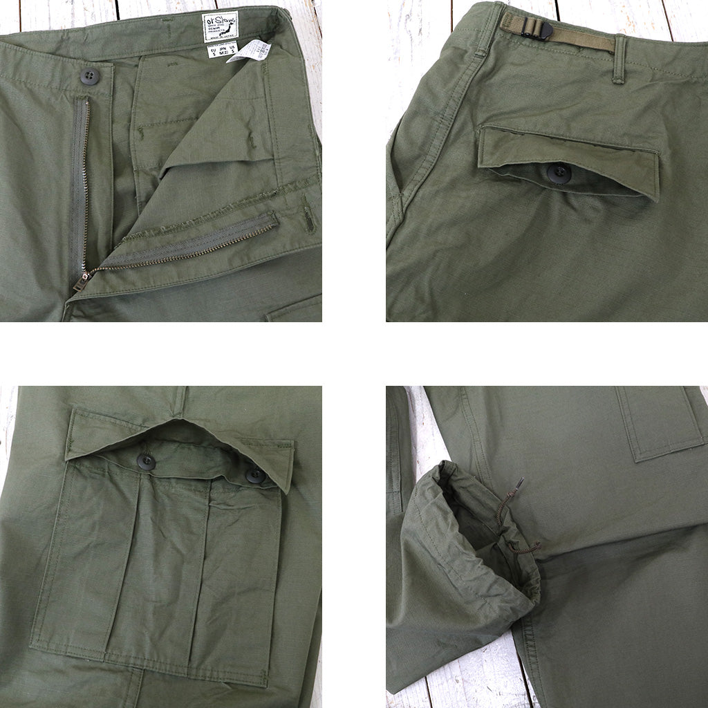 orSlow : VINTAGE FIT 6POCKETS CARGO PANTS (ARMY GREEN) (03-V5260RIP-76)