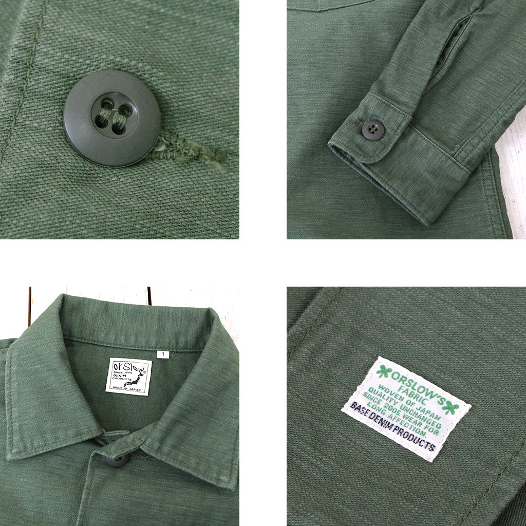 orSlow『US ARMY SHIRTS』(GREEN)