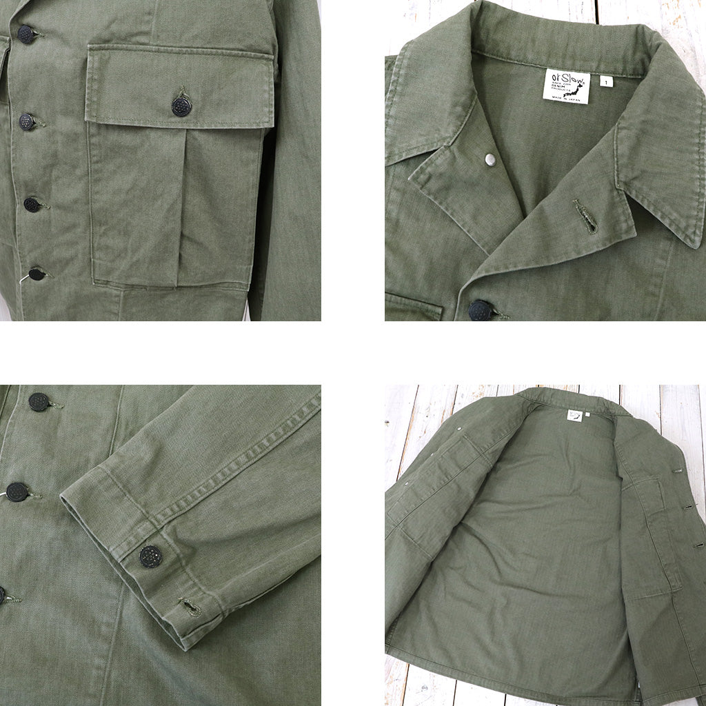 orSlow『US ARMY M-43 HBT JACKET』(ARMY GREEN)
