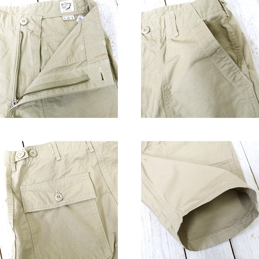 orSlow『US ARMY FATIGUE SHORTS』(BEIGE)