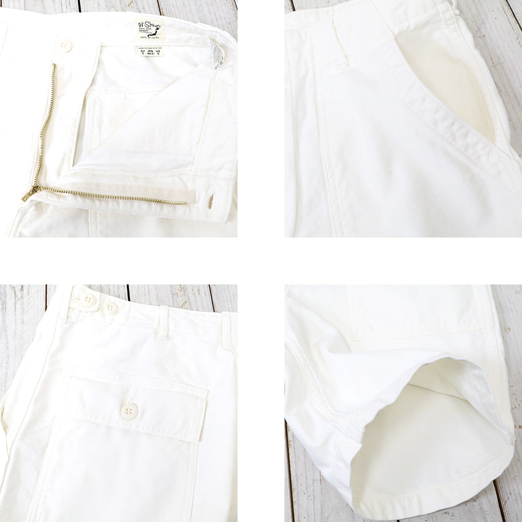 orSlow『US ARMY FATIGUE SHORTS』(ECRU)
