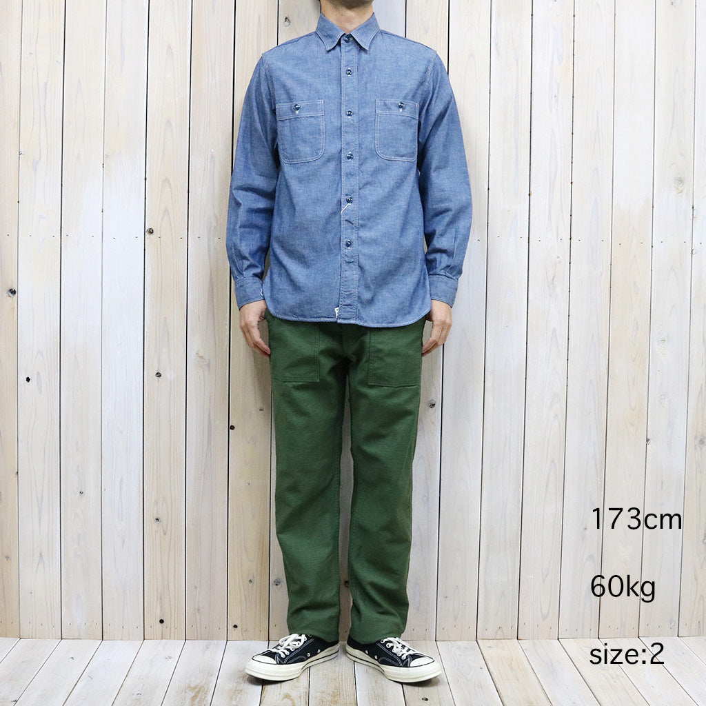 orSlow : SLIM FIT FATIGUE PANTS (GREEN) (01-5032-16)