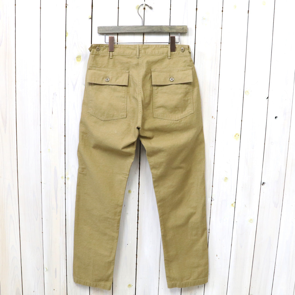 orSlow : SLIM FIT FATIGUE PANTS (KHAKI)