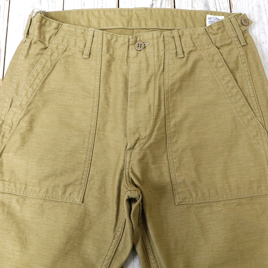 orSlow : SLIM FIT FATIGUE PANTS (KHAKI)