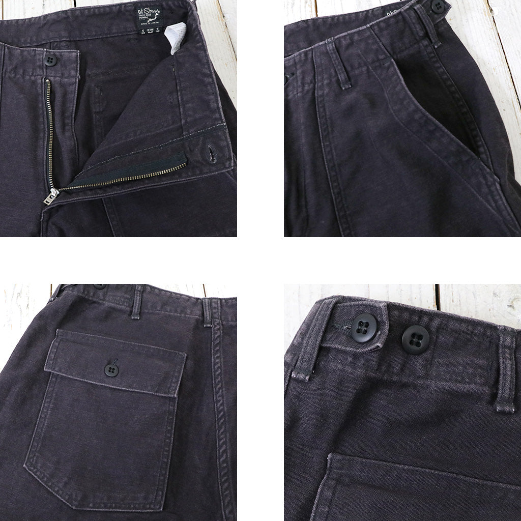 orSlow : SLIM FIT FATIGUE (BLACK)