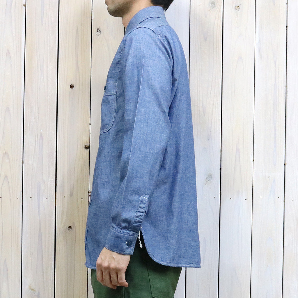 orSlow : SLIM FIT WORK SHIRT (CHAMBRAY) (01-8070-84)