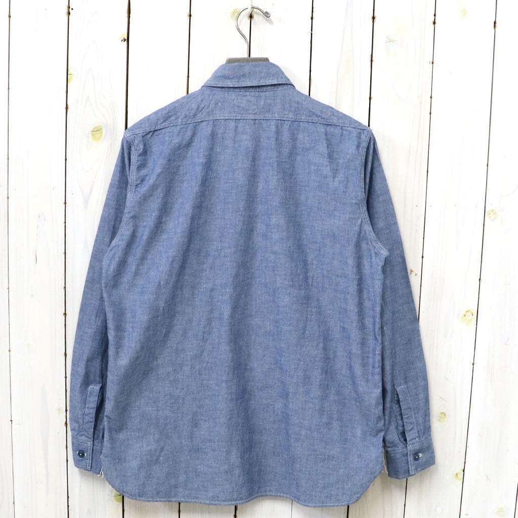orSlow : SLIM FIT WORK SHIRT (CHAMBRAY) (01-8070-84)