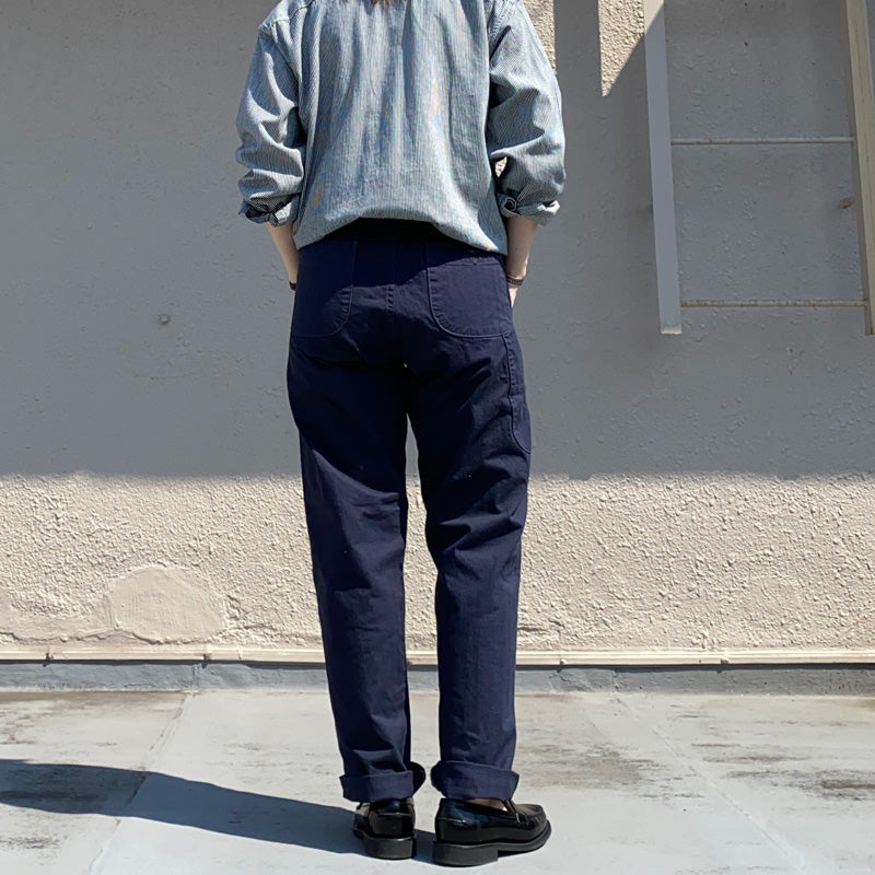 orSlow : FRENCH WORK PANTS (NAVY) (03-5000-02)