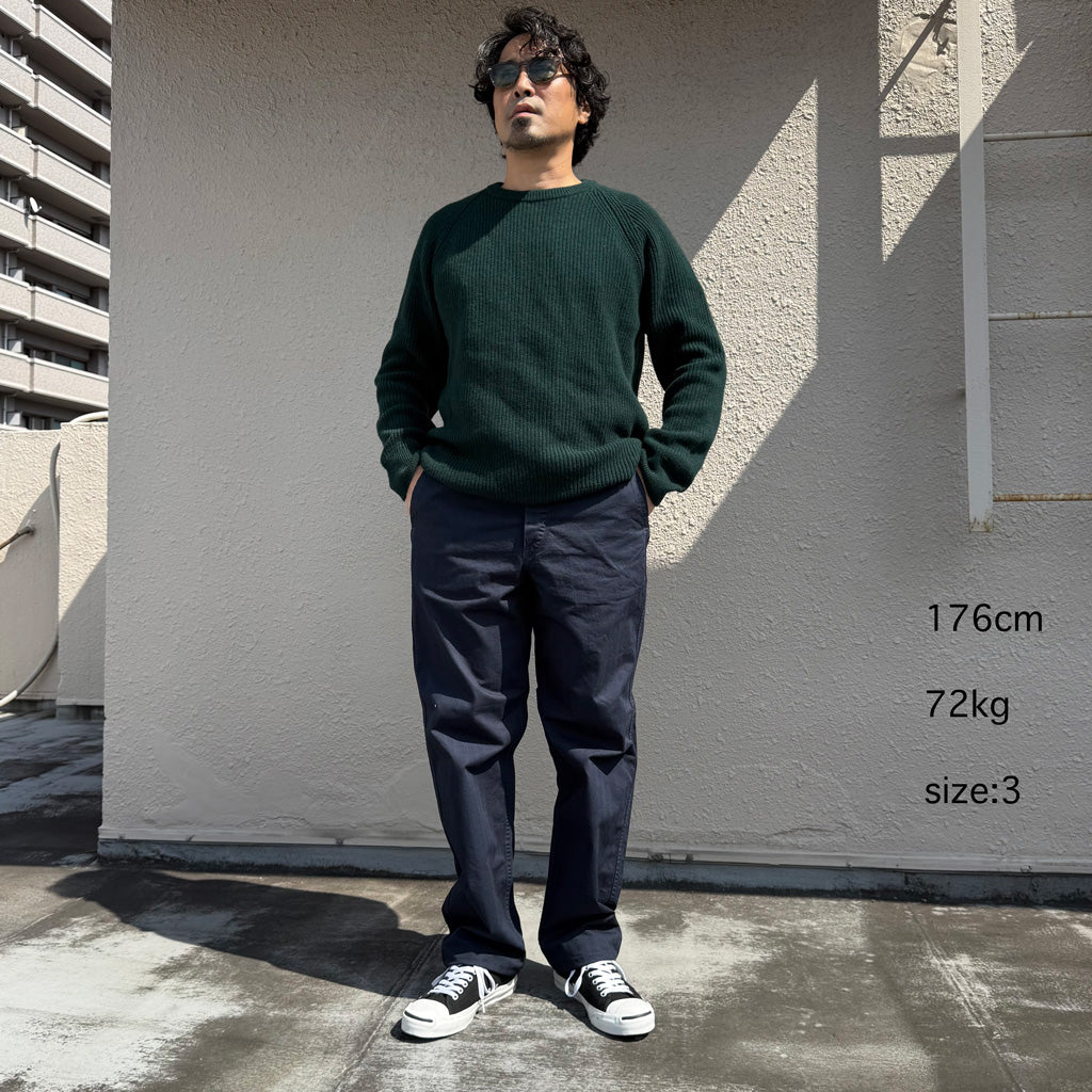 orSlow : FRENCH WORK PANTS (NAVY) (03-5000-02)