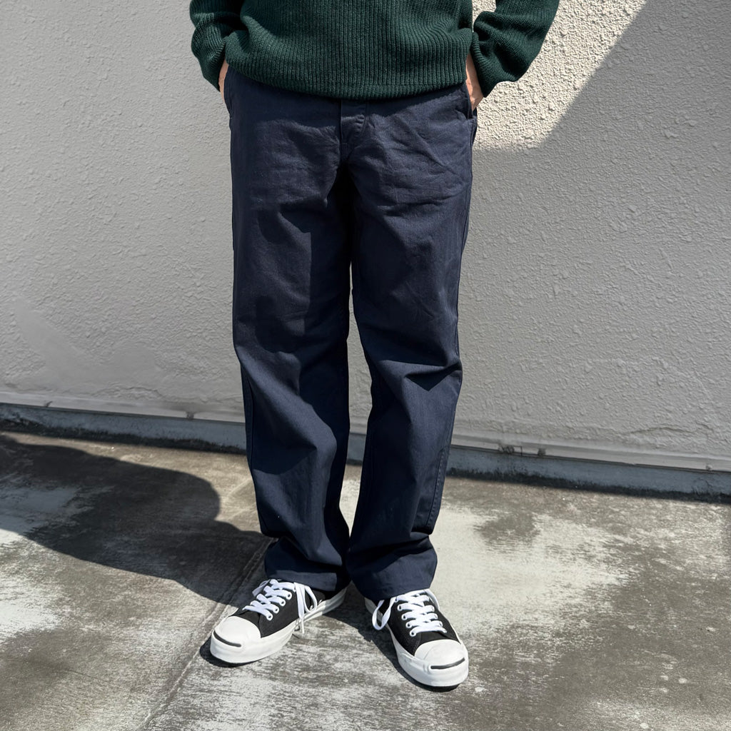 orSlow : FRENCH WORK PANTS (NAVY) (03-5000-02)