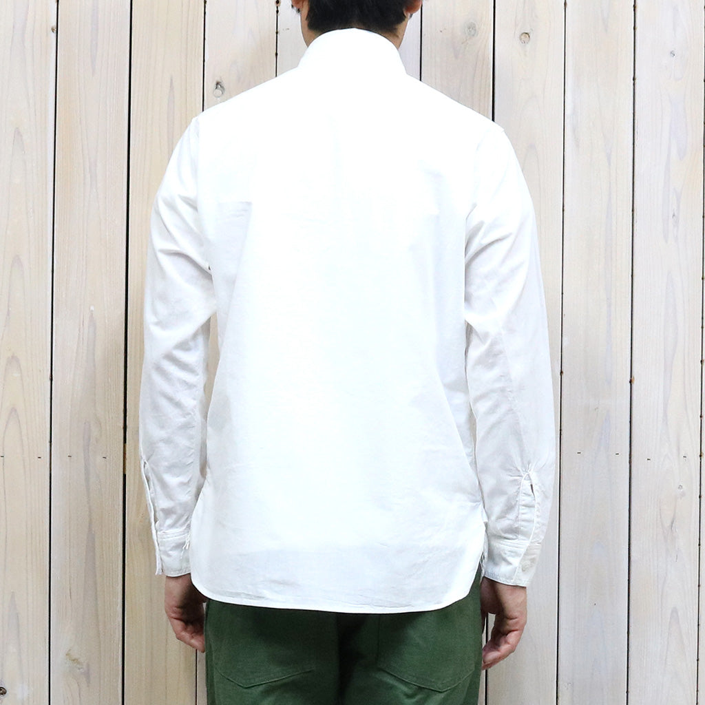 orSlow : SLIM FIT WORK SHIRT (WHITE CHAMBRAY) (01-8070-69)