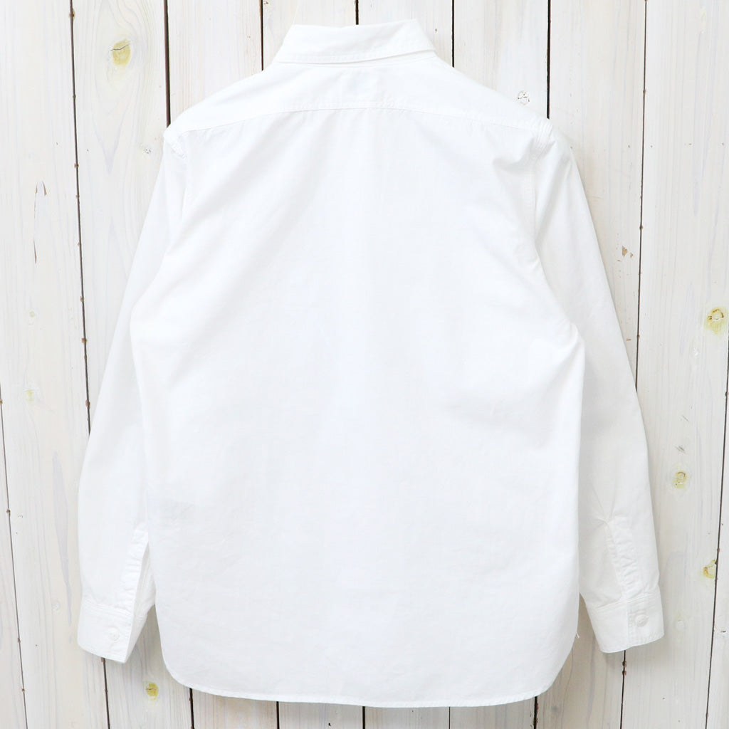orSlow : SLIM FIT WORK SHIRT (WHITE CHAMBRAY) (01-8070-69)