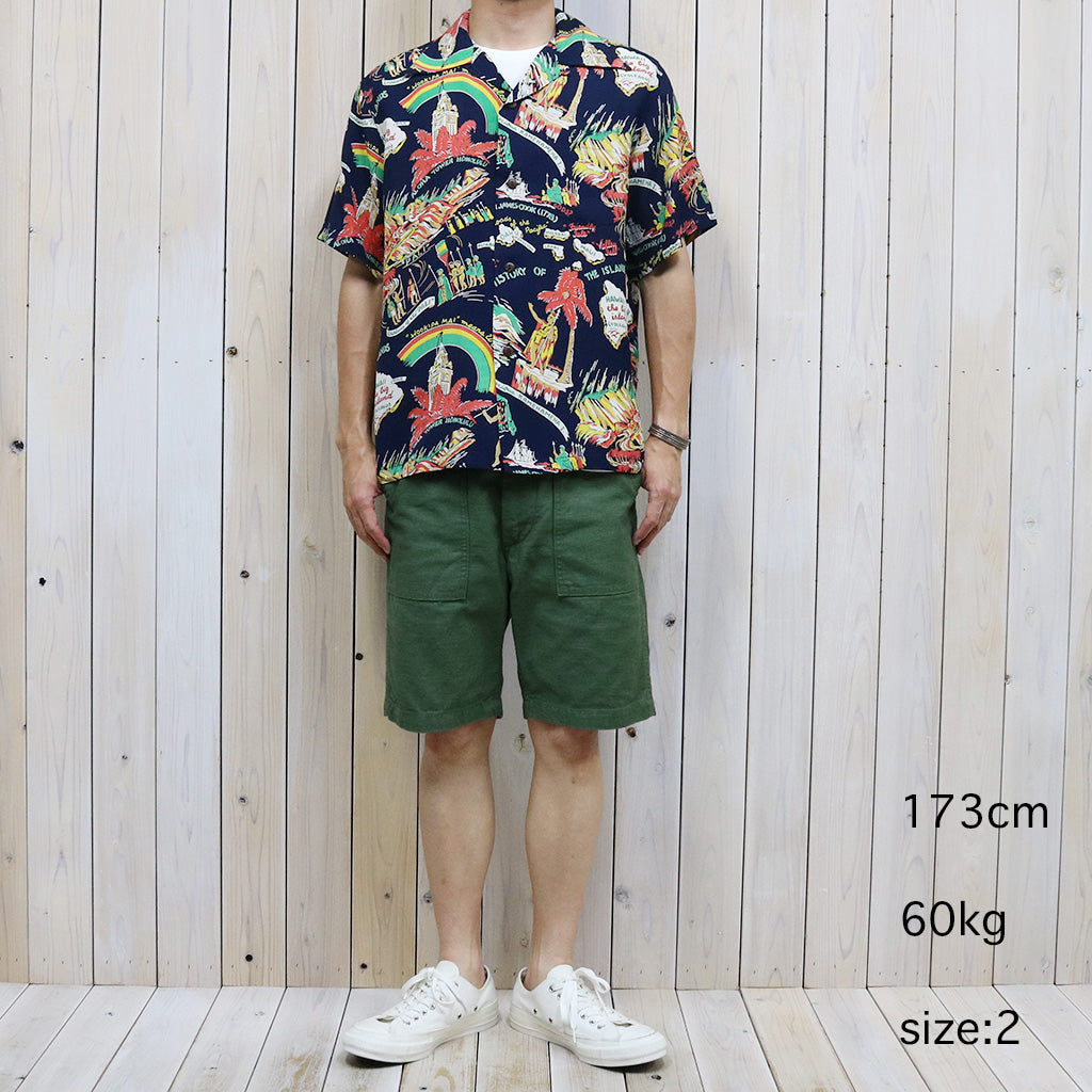 orSlow : US ARMY FATIGUE SHORTS (GREEN) (01-7002-16)