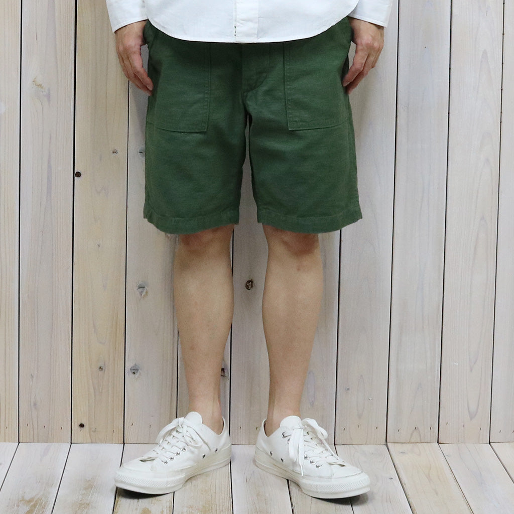orSlow : US ARMY FATIGUE SHORTS (GREEN) (01-7002-16)