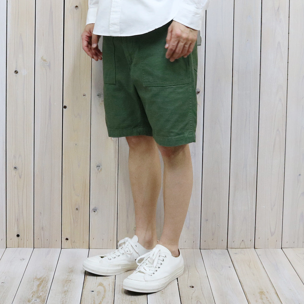 orSlow : US ARMY FATIGUE SHORTS (GREEN) (01-7002-16)