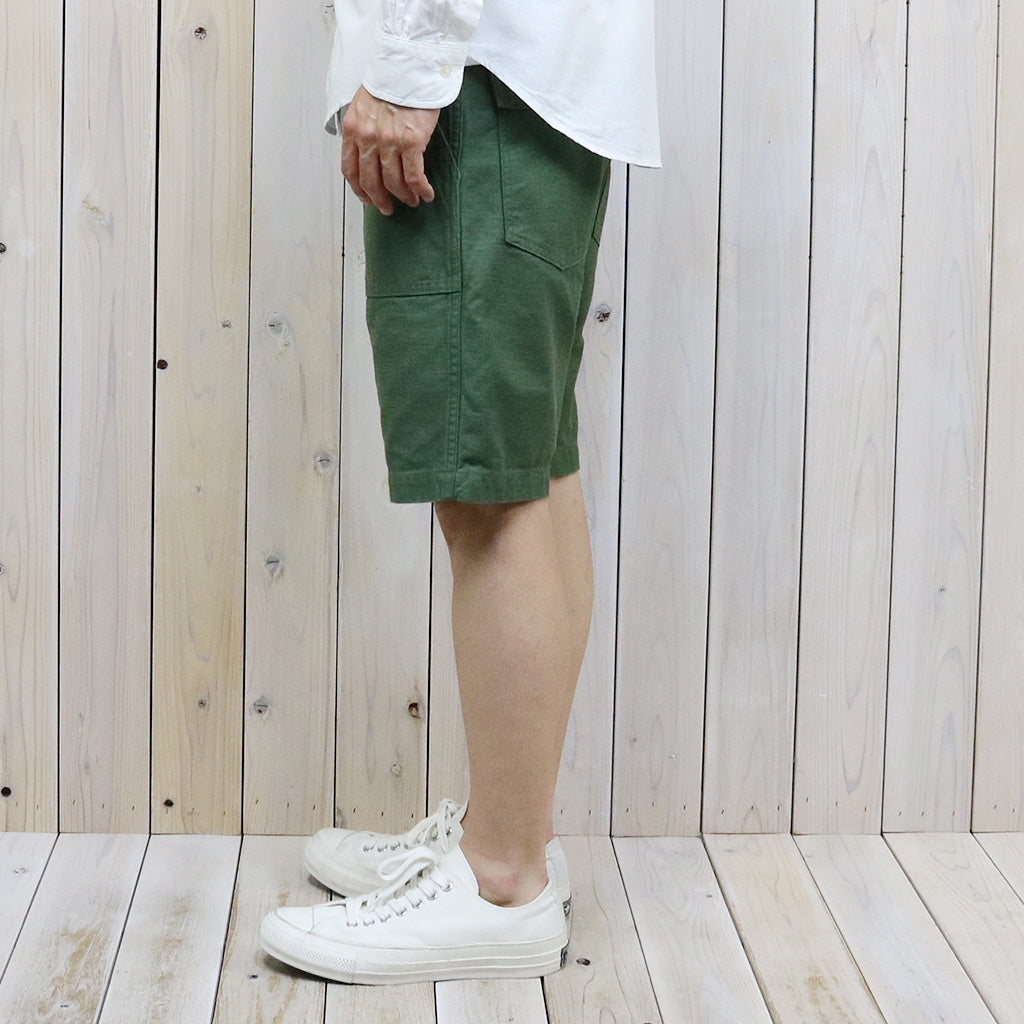 orSlow : US ARMY FATIGUE SHORTS (GREEN) (01-7002-16)
