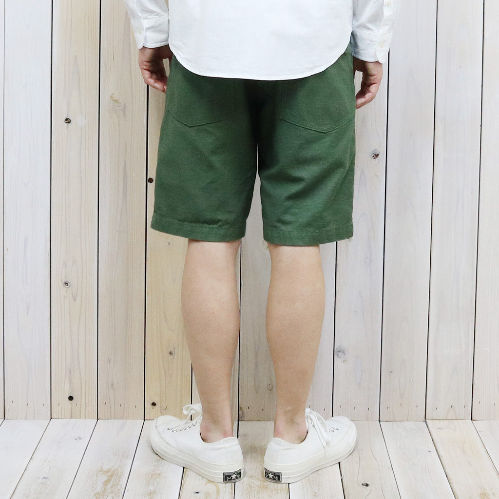 orSlow : US ARMY FATIGUE SHORTS (GREEN) (01-7002-16)