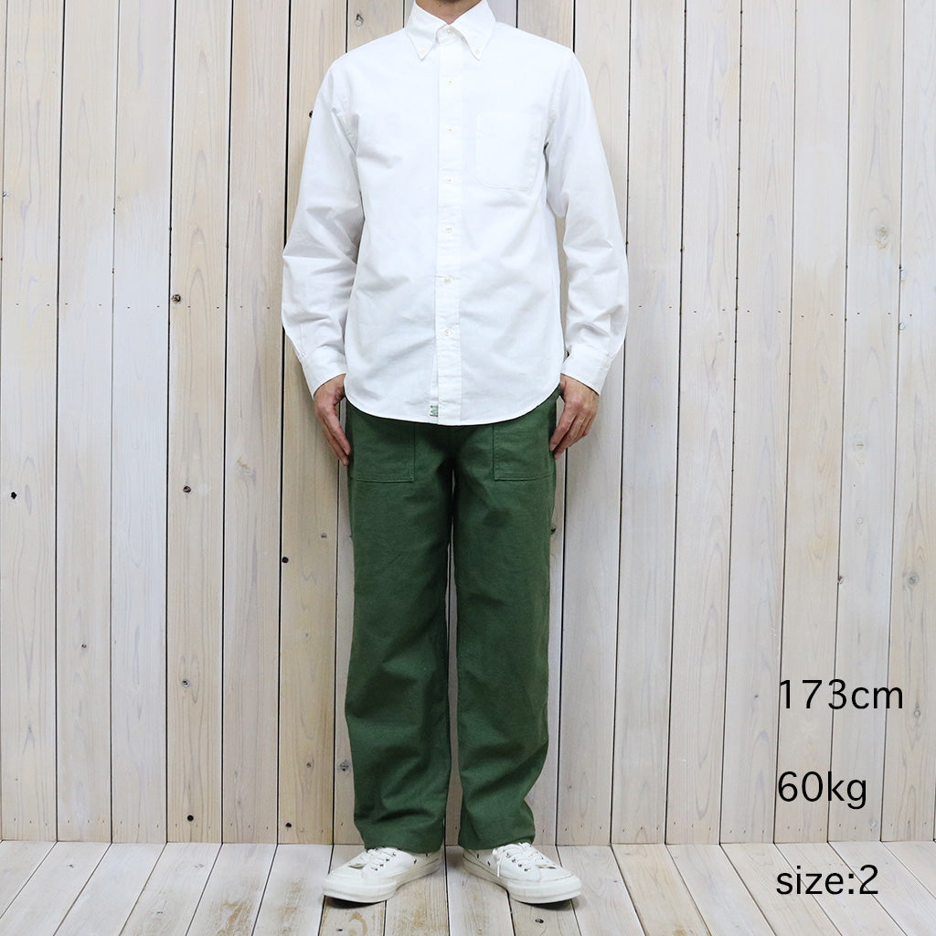 orSlow『BUTTON DOWN SHIRTS』(WHITE)