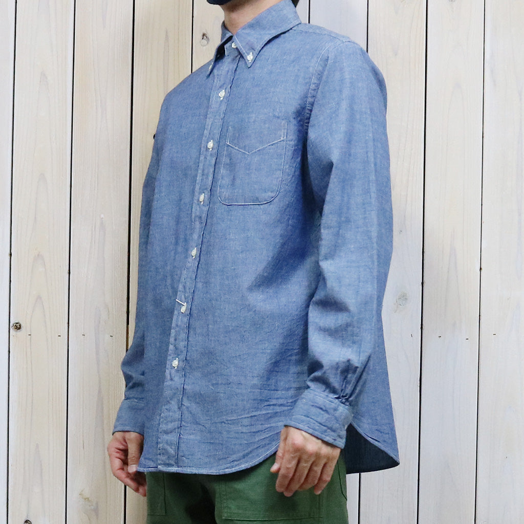 orSlow『CHAMBRAY BUTTON DOWN SHIRTS』(CHAMBRAY)