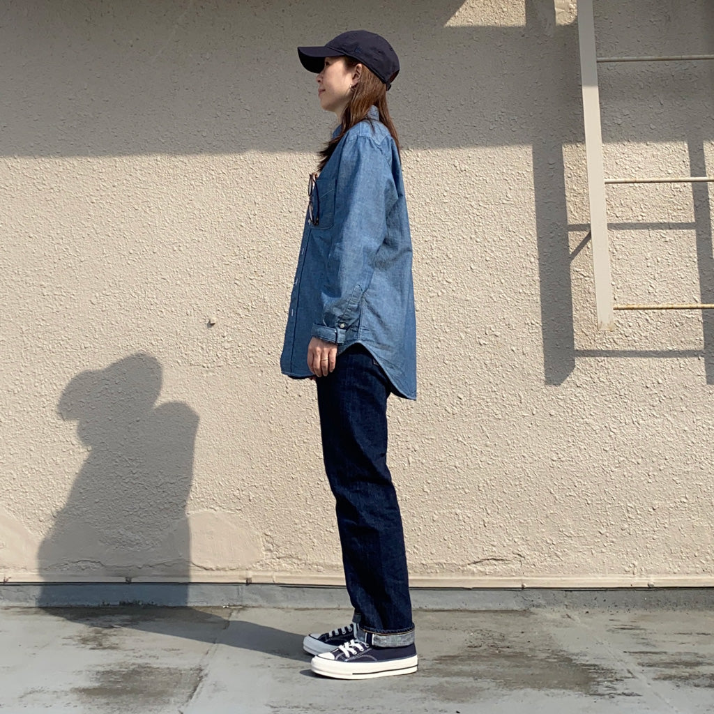 orSlow『CHAMBRAY BUTTON DOWN SHIRTS』(CHAMBRAY)