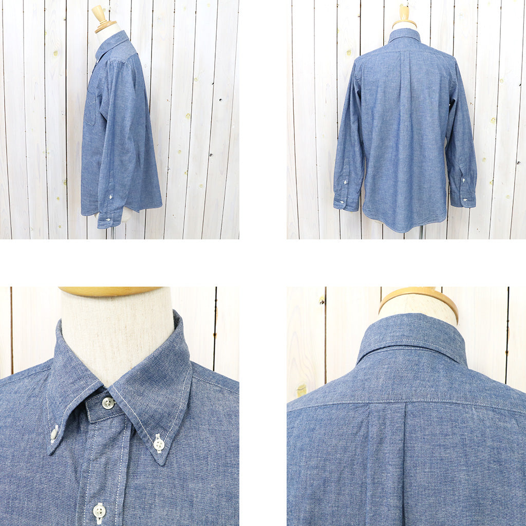orSlow『CHAMBRAY BUTTON DOWN SHIRTS』(CHAMBRAY)