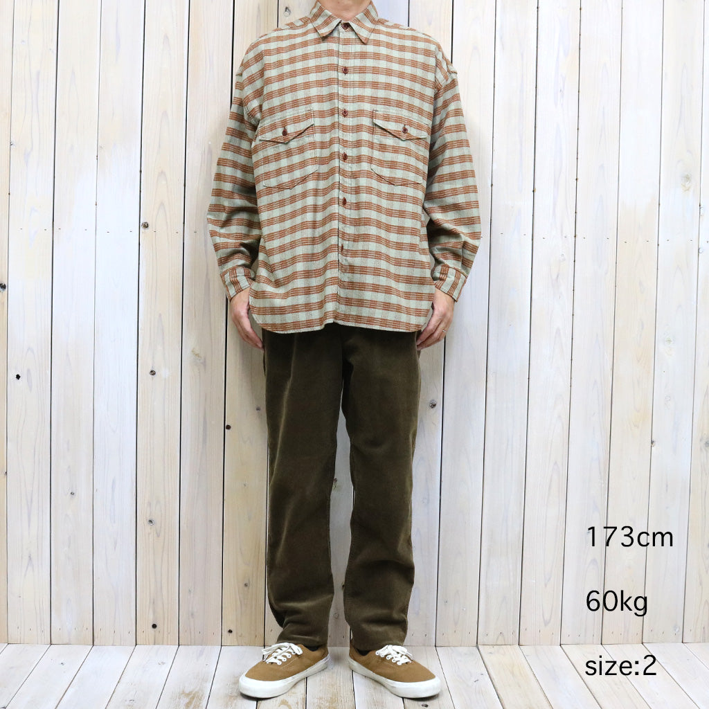 orSlow『NEW YORKER STRETCH CORDUROY』(BROWN)