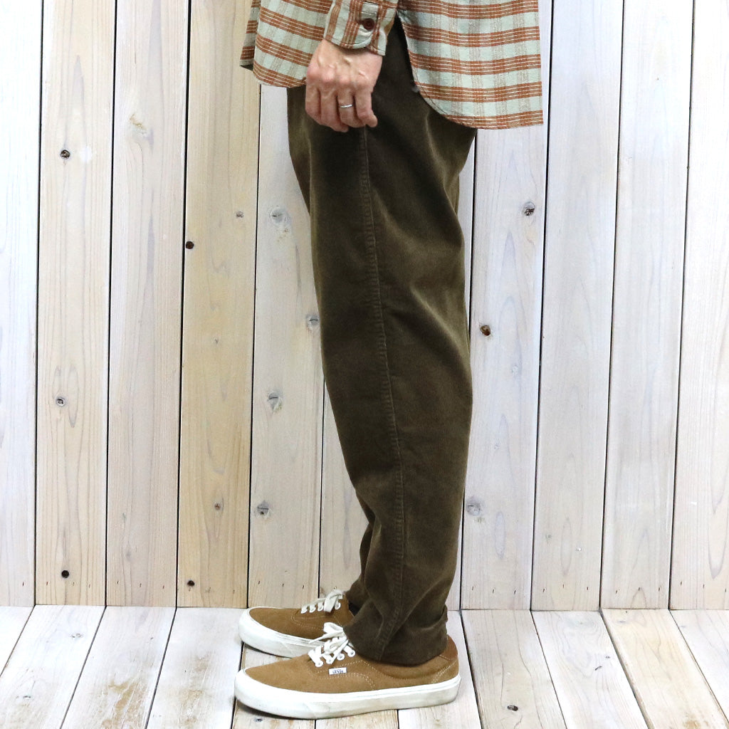 orSlow『NEW YORKER STRETCH CORDUROY』(BROWN)