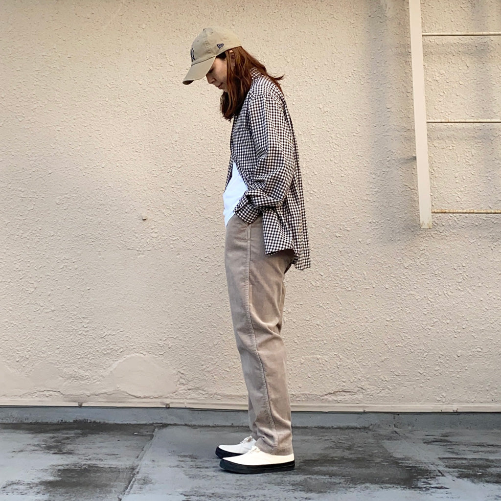 orSlow『NEW YORKER STRETCH CORDUROY』(LIGHT GRAY)