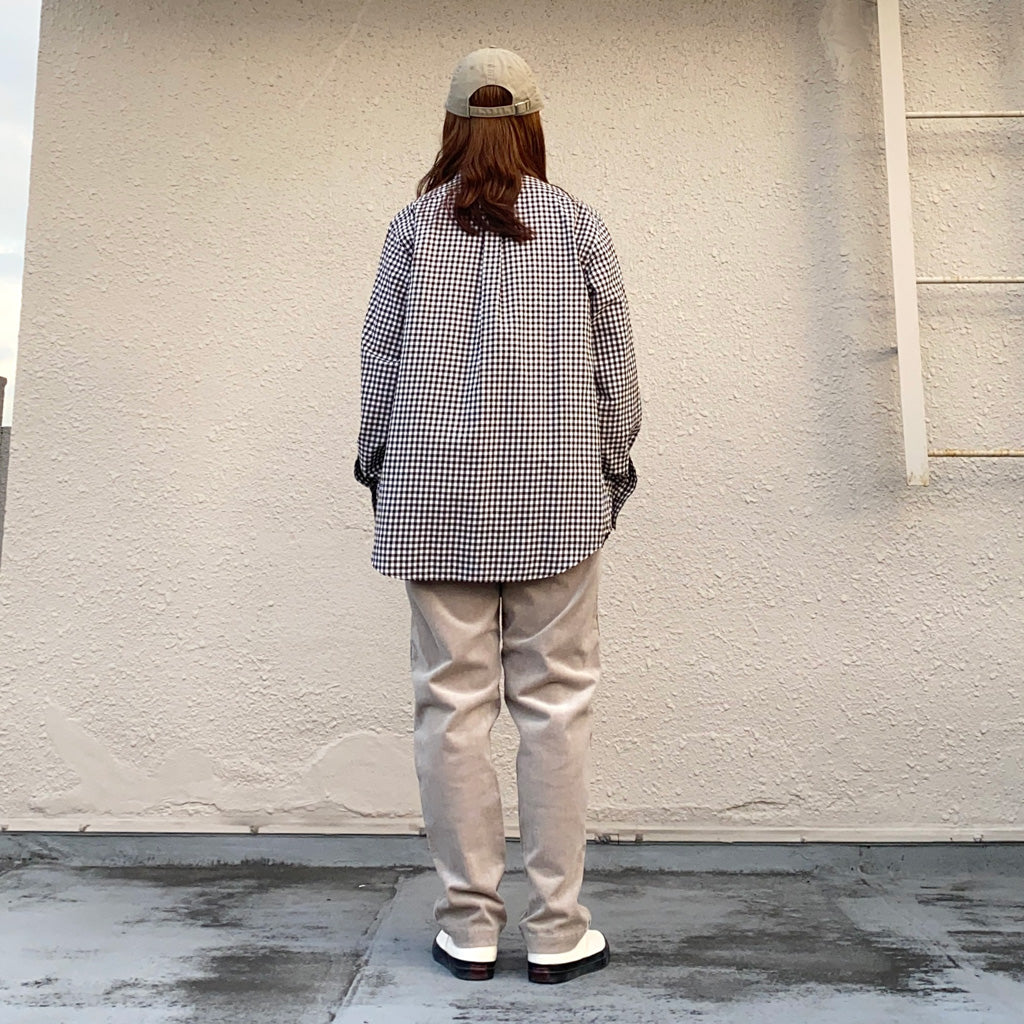 orSlow『NEW YORKER STRETCH CORDUROY』(LIGHT GRAY)