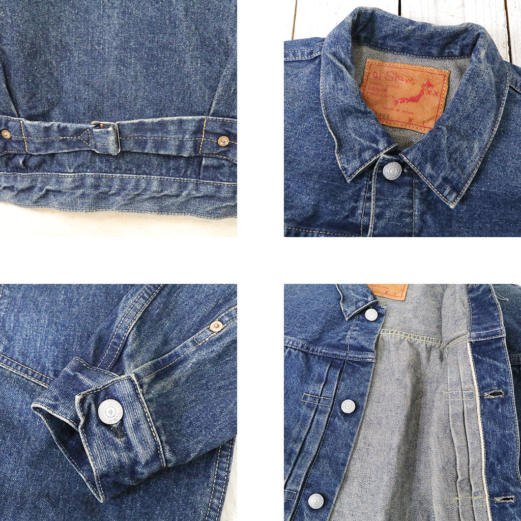 orSlow : TYPE1 40’S PLEATED FRONT BLOUSE (USED WASH) (03-6011-84)