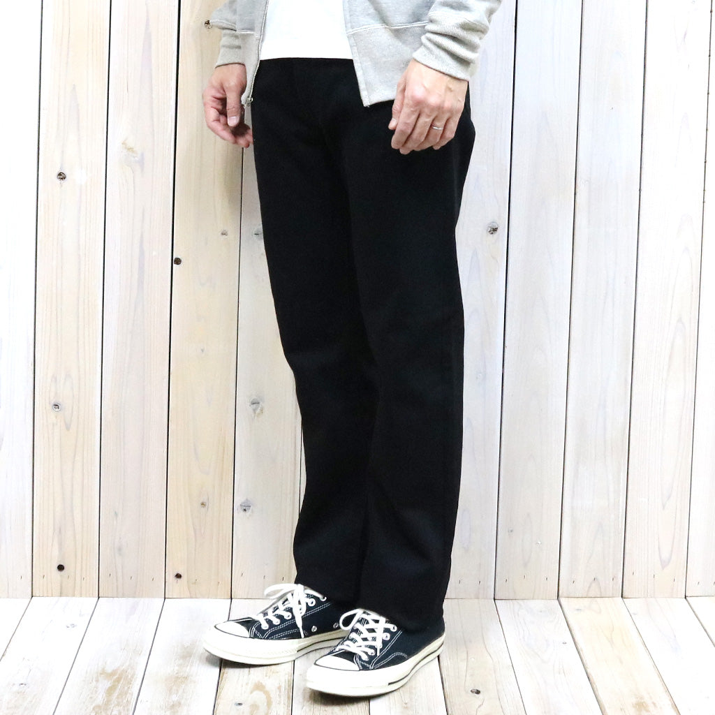 orSlow : 107 IVY FIT BLACK DENIM (BLACK)