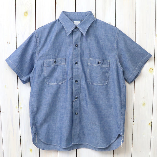 orSlow : SHORT SLEEVE CHAMBRAY WORK SHIRTS (CHAMBRAY) (01-V8170-84)