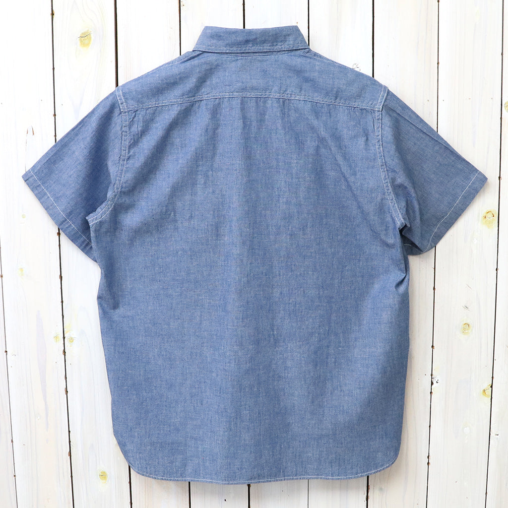 orSlow : SHORT SLEEVE CHAMBRAY WORK SHIRTS (CHAMBRAY) (01-V8170-84)