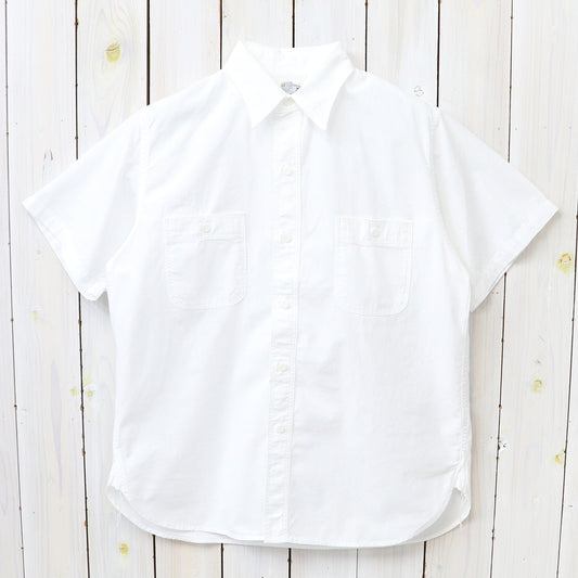 orSlow : SHORT SLEEVE CHAMBRAY WORK SHIRTS (WHITE) (01-V8170-69)